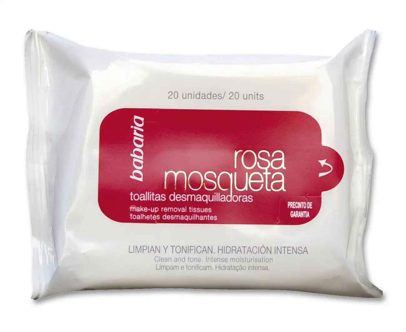 Babaria Toallitas Desmaquillantes Rosa Mosqueta 20 Unidades - Babaria - Comparador de precios