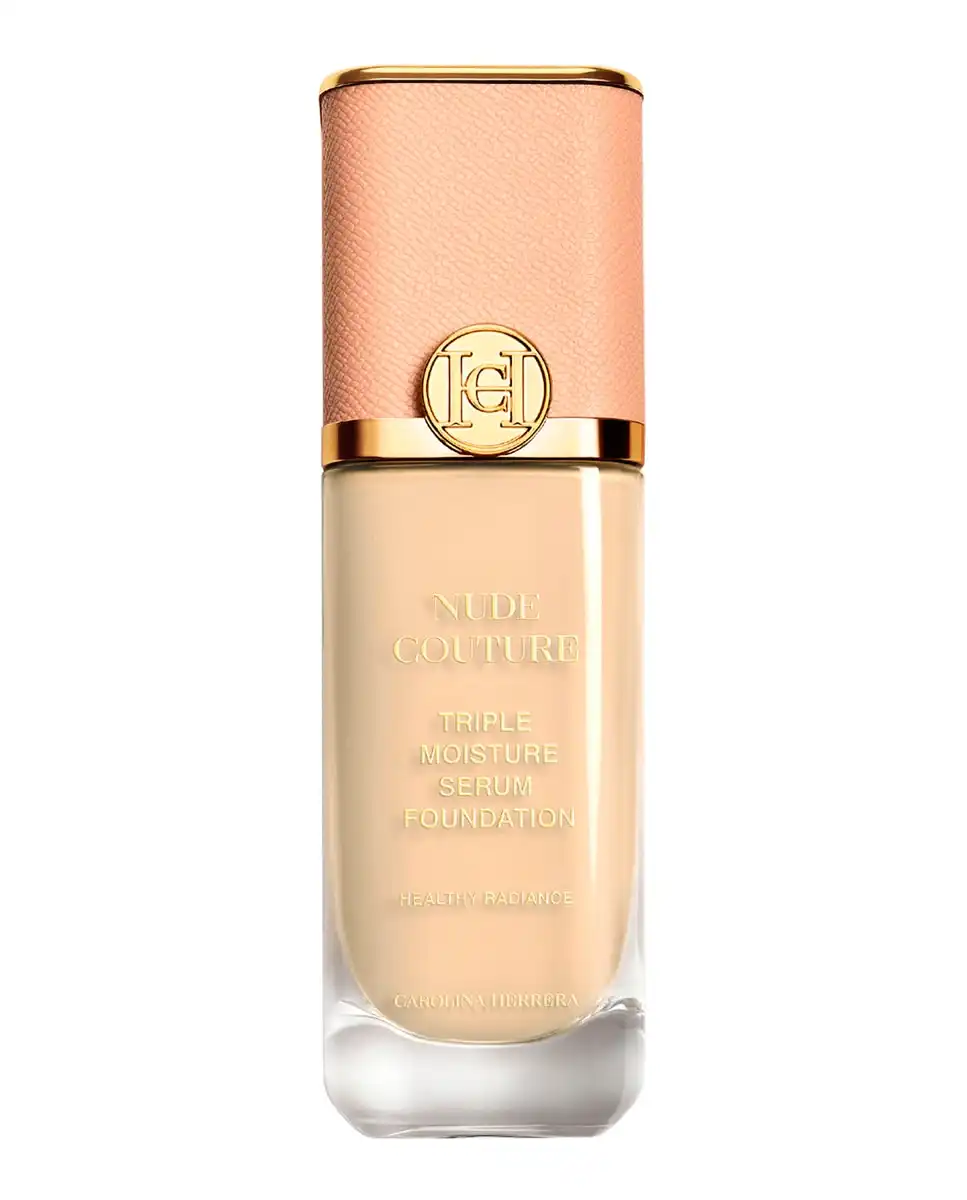 Base De Maquillaje Nude Couture Triple Moisture Serum Foundation Carolina Herrera F160 30 ml - Carolina Herrera - Comparador de precios