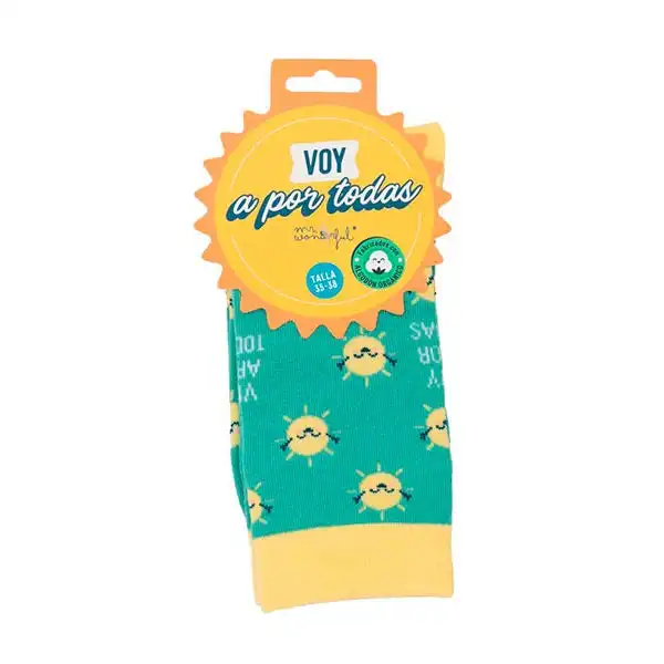 Calcetines Voy A Por Todas 1Ud - Mr Wonderful - Comparador de precios