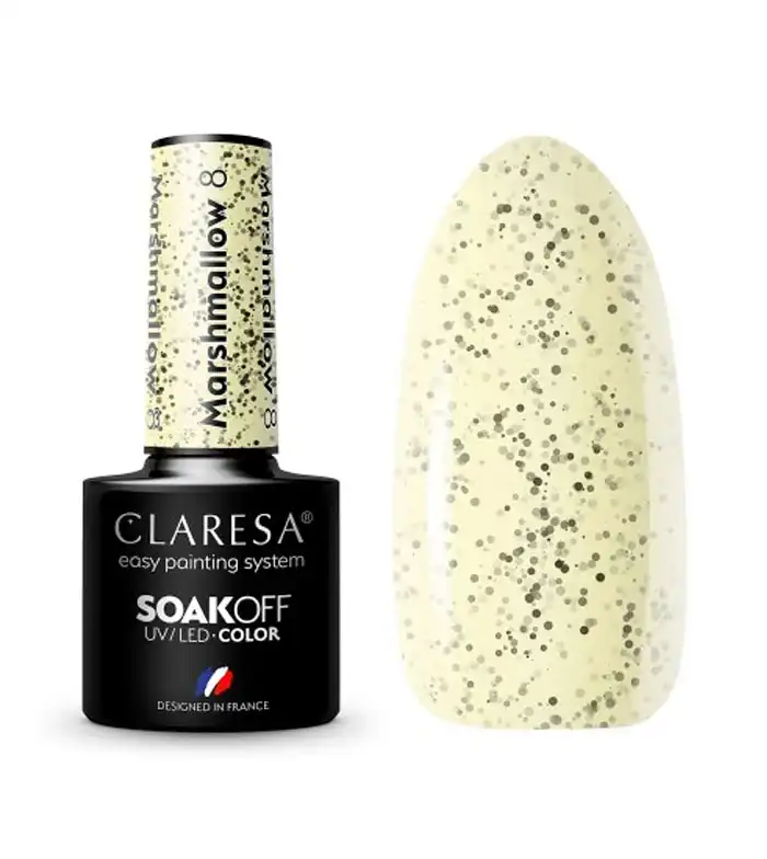 Claresa - Esmalte semipermanente Soak off Marshmallow - 08 - Claresa - Comparador de precios