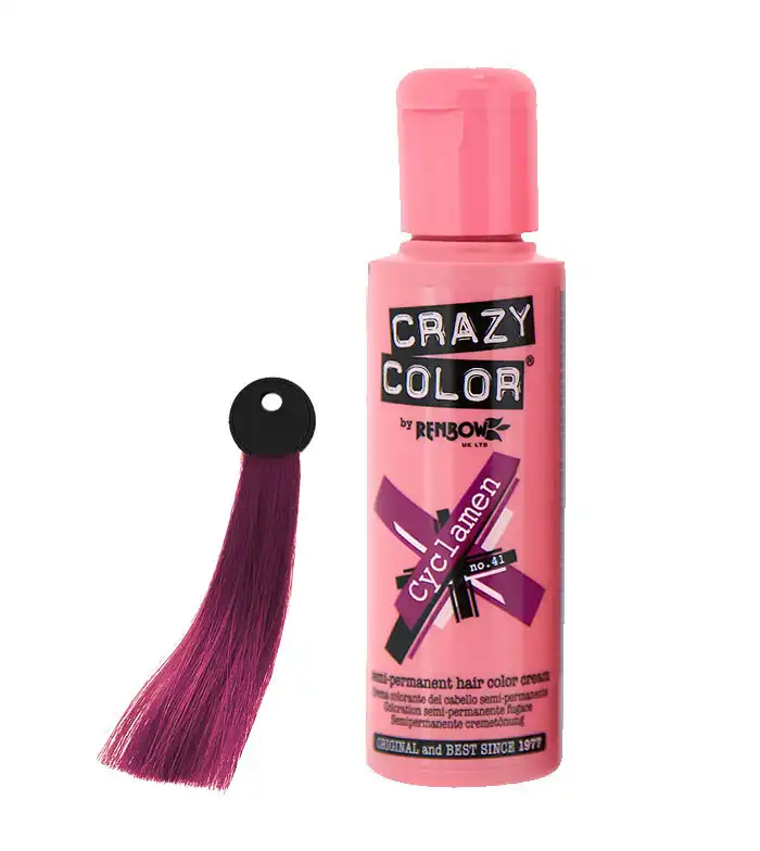 CRAZY COLOR Nº 41 - Crema colorante para el cabello - Cyclamen 100ml - Crazy Color - Comparador de precios