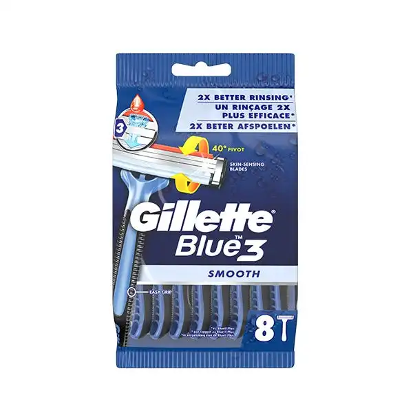Desechable Gillette Blue 3 Smooth 8 Uds - Gillette - Comparador de precios