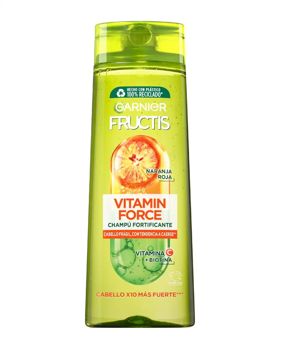 Garnier - Champú Fortificante Vitamin Force Para Pelo Con Tendencia A Caerse Fructis - Garnier - Comparador de precios