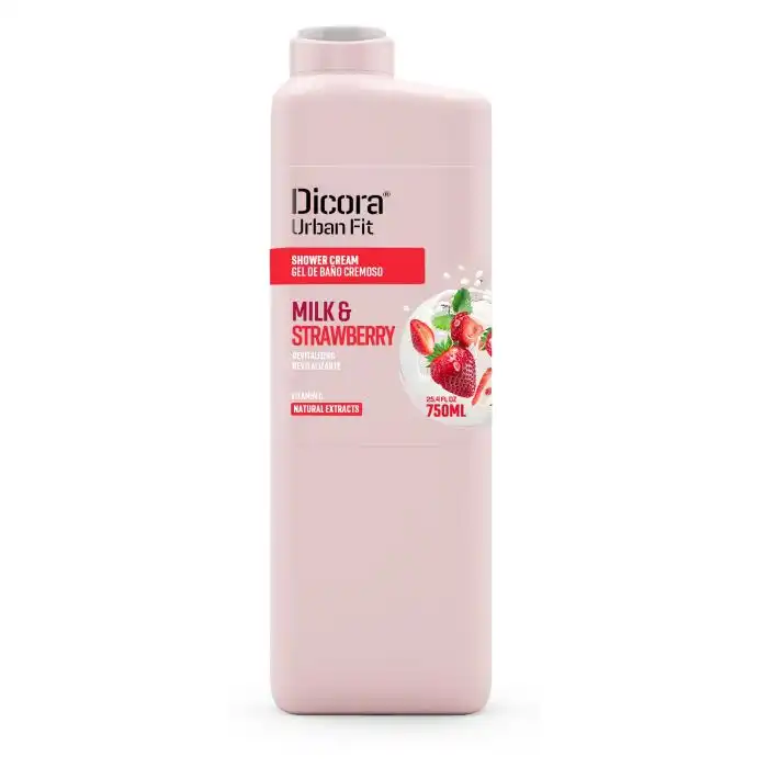 Gel de Baño Strawberry - Milk 750 ml - Dicora Urban Fit - Comparador de precios