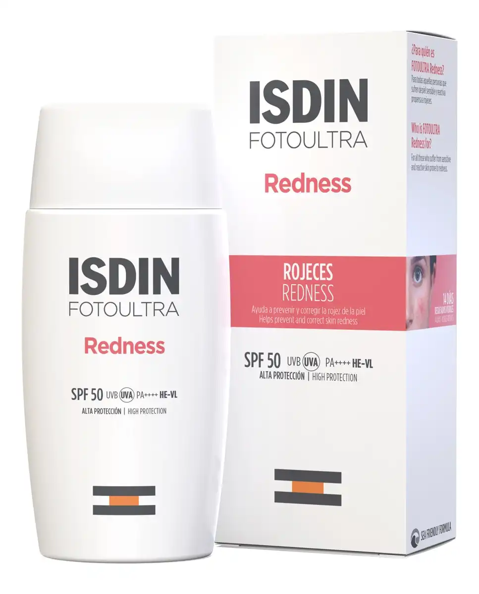 Isdin - Protector Solar Fotoultra Redness 50 Ml - Isdin - Comparador de precios