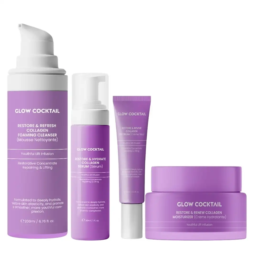 Kit completo de ácido hialurónico Set de tratamiento facial - Glow Cocktail - Comparador de precios