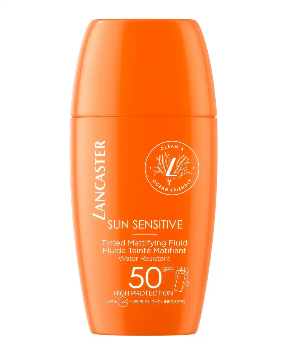 Lancaster - Fluido Sun Sensitive Tinted Mattifying SPF50, 30 ml - Lancaster - Comparador de precios