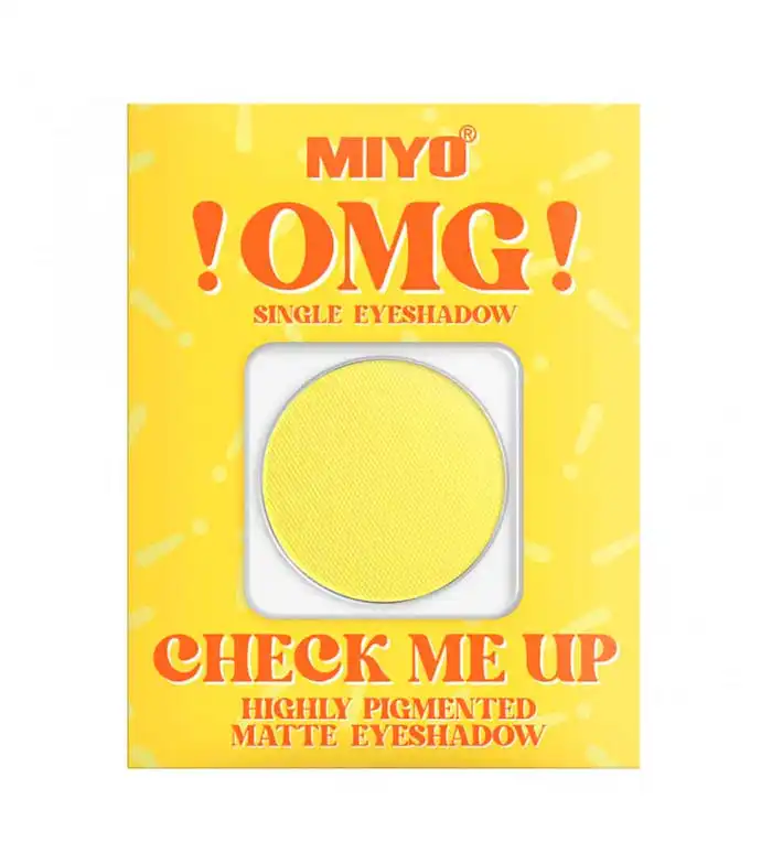 Miyo - *¡OMG!* - Sombra de ojos mate Check Me Up - 10: Sunflower - MIYO - Comparador de precios