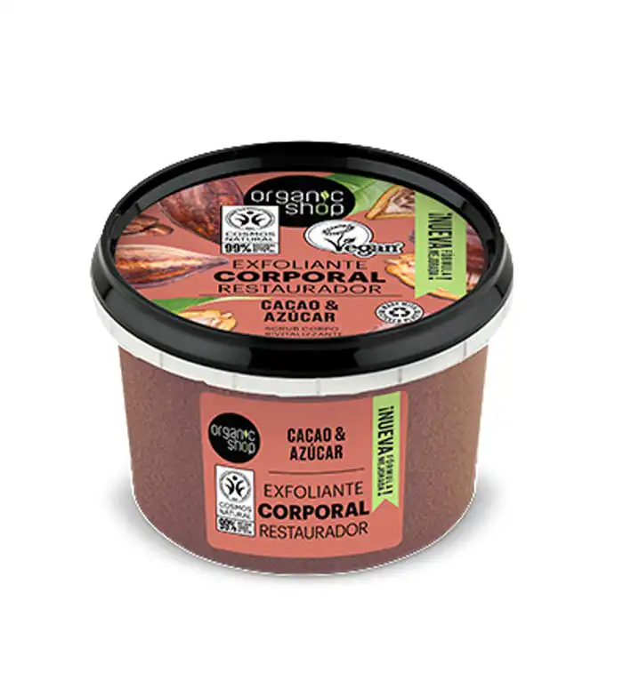 Organic Shop - Exfoliante corporal - Cacao orgánico y azúcar - Organic Shop - Comparador de precios