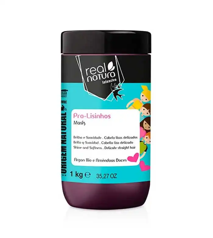 Real Natura - Mascarilla capilar Pro-Lisinhos anti frizz 1kg - Cabellos lisos y delicados - Real Natura - Comparador de precios