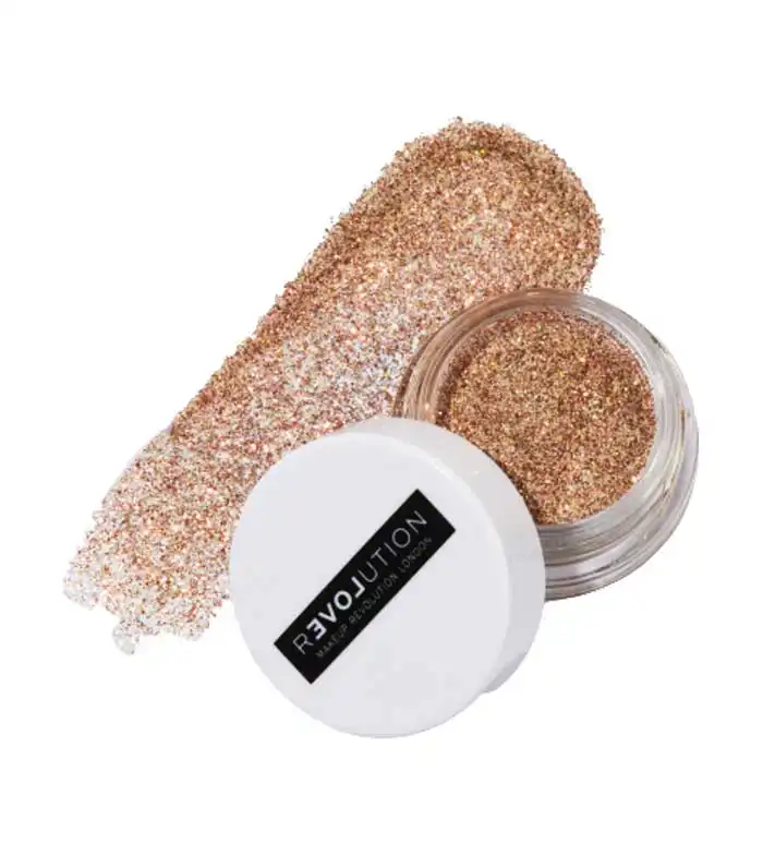 Revolution Relove - *Euphoric* - Glitter suelto iridiscente multiusos - Gold Star - Revolution Relove - Comparador de precios