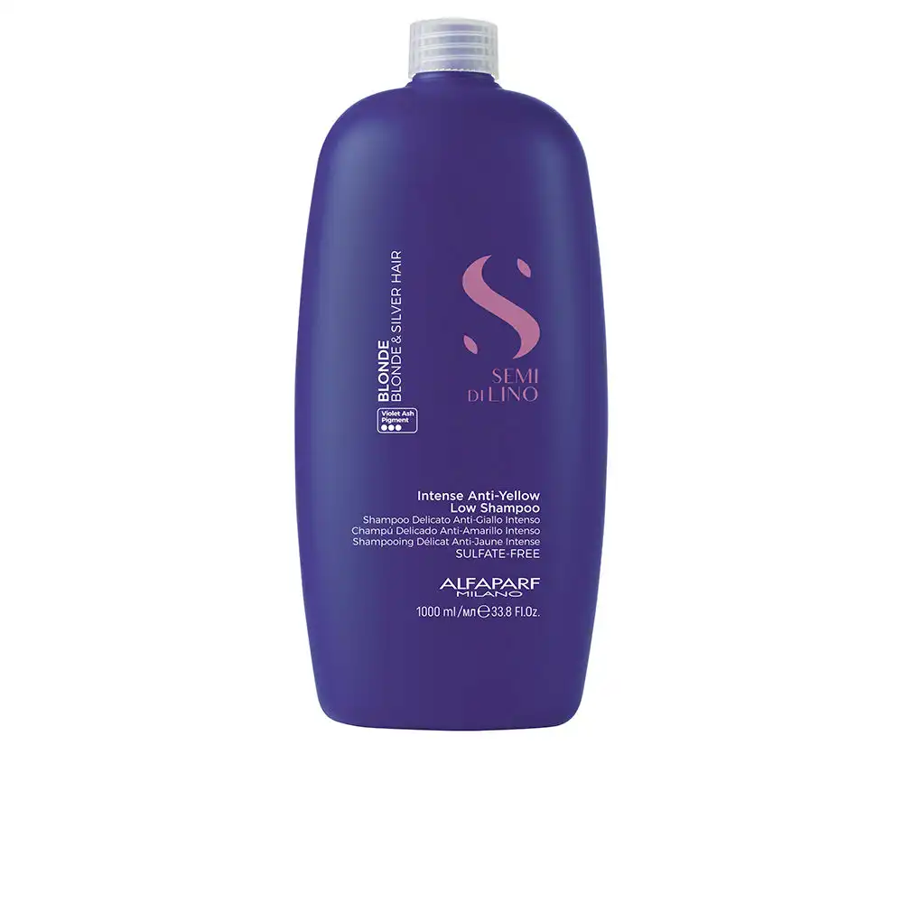Semi Di Lino blonde & silver low shampoo 1000 ml - ALFAPARF MILANO - Comparador de precios