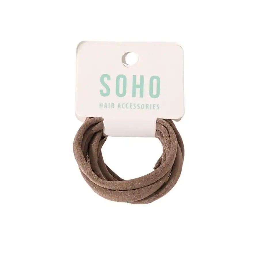 SOHO - Lazo Para El Cabello Julia Gomas para cabello 6 pieces Gris female - Soho - Comparador de precios