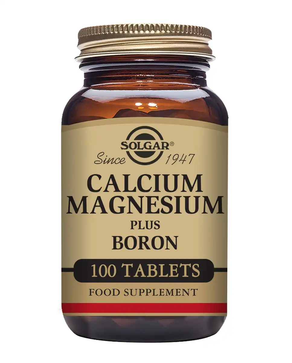 SOLGAR - 100 Comprimidos Calcio / Magnesio Plus Boro - SOLGAR - Comparador de precios