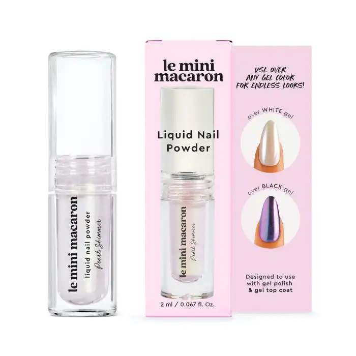 Liquid Nail Powder Pearl Shimmer Gel para Uñas 2 ml - Le Mini Macaron - Comparador de precios