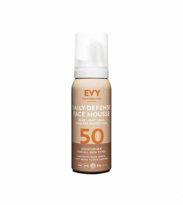 Evy Technology - Protector solar facial Daily Defense Face Mousse SPF 50 - EVY TECHNOLOGY - Comparador de precios