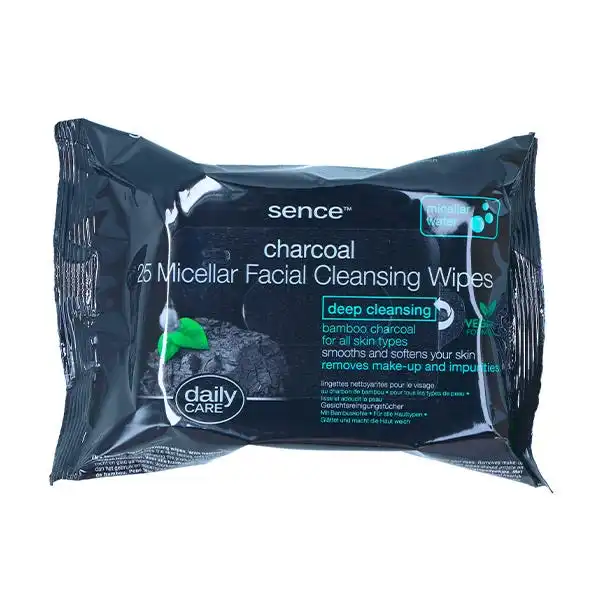 Face Cleansing Wipes Charcoal - SENCE BEAUTY - Comparador de precios