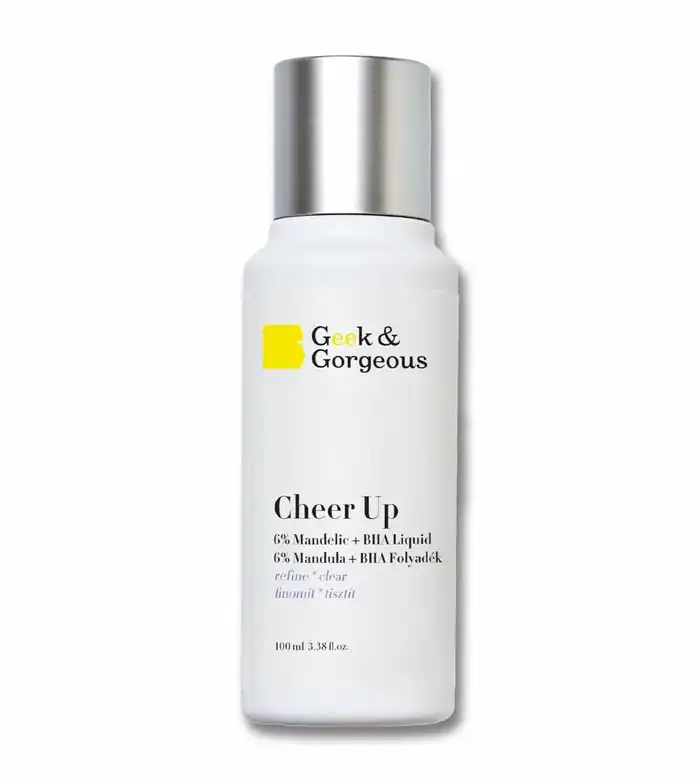 Geek & Gorgeous - Exfoliante facial 6% de Ácido Mandélico + BHA Cheer Up - Piel mixta 100ml - Geek & Gorgeous - Comparador de precios