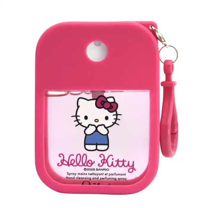 Hello Kitty Spray Limpiador y Perfumado para Manos + Funda de Silicona 35 ml - TAKE CARE - Comparador de precios