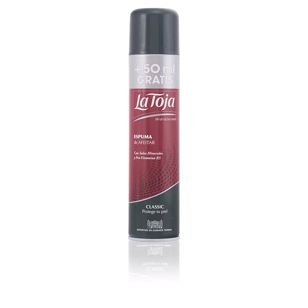 Hidrotermal espuma afeitar classic spray 250 + 50 ml - LA TOJA - Comparador de precios