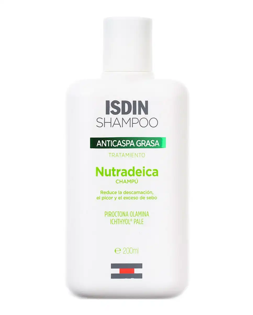 Isdin - Champú Anticaspa Grasa Nutradeica 200 Ml - Isdin - Comparador de precios