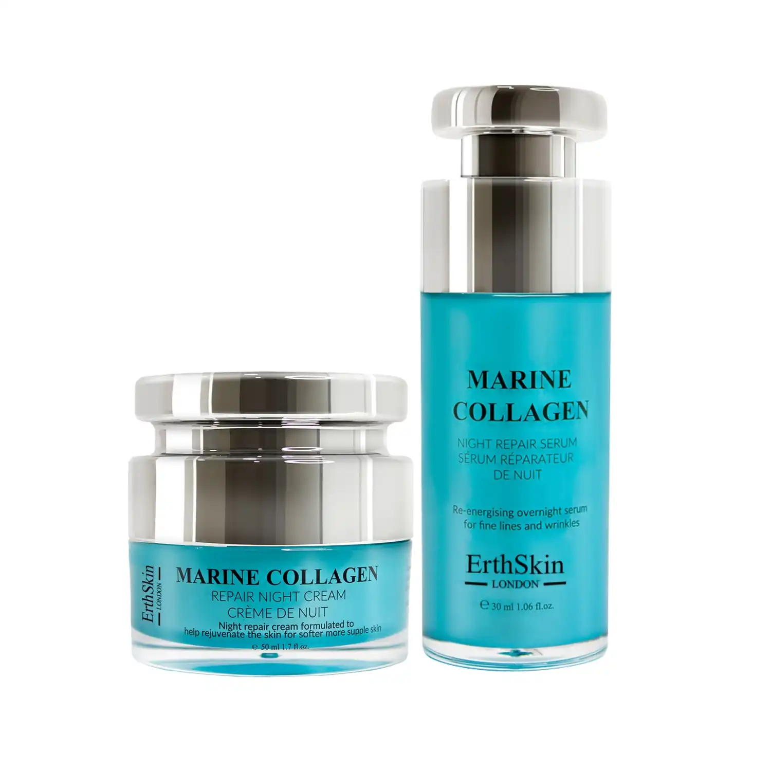 Kit de reparación Marine Night Set de tratamiento facial - ErthSkin London - Comparador de precios