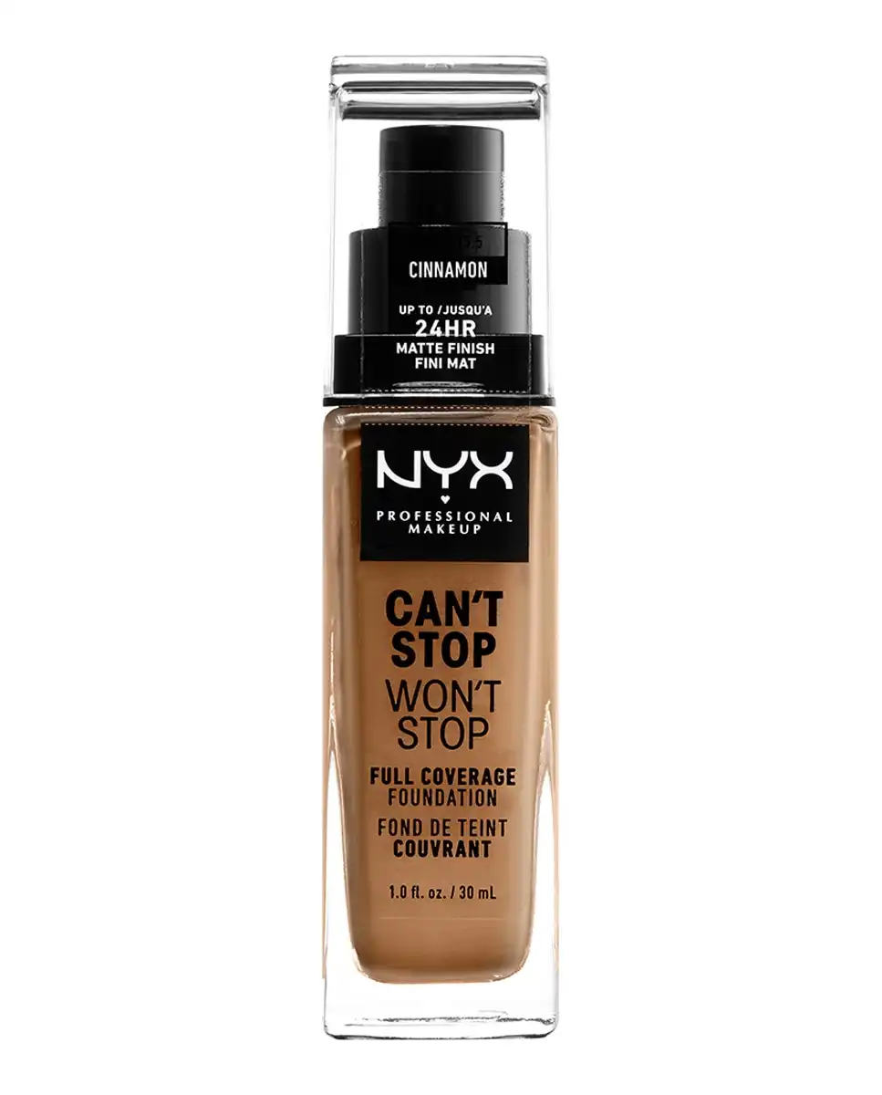 NYX Professional Makeup - Base De Maquillaje Waterproof Can't Stop Won't Stop Full Coverage Foundation - NYX Professional Makeup - Comparador de precios