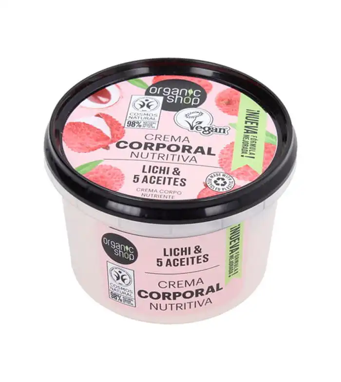 Organic Shop - Crema corporal - Lichi orgánico y 5 aceites - Organic Shop - Comparador de precios