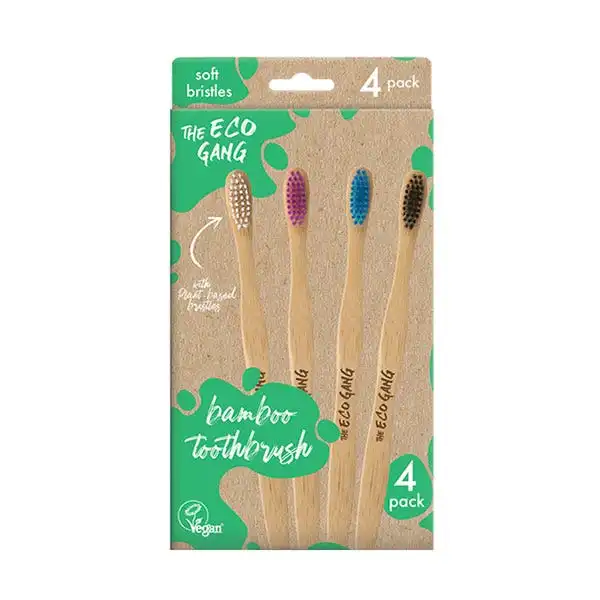 Pack Cepillo Diente Bambu Adult Suave - The Eco Gang - Comparador de precios