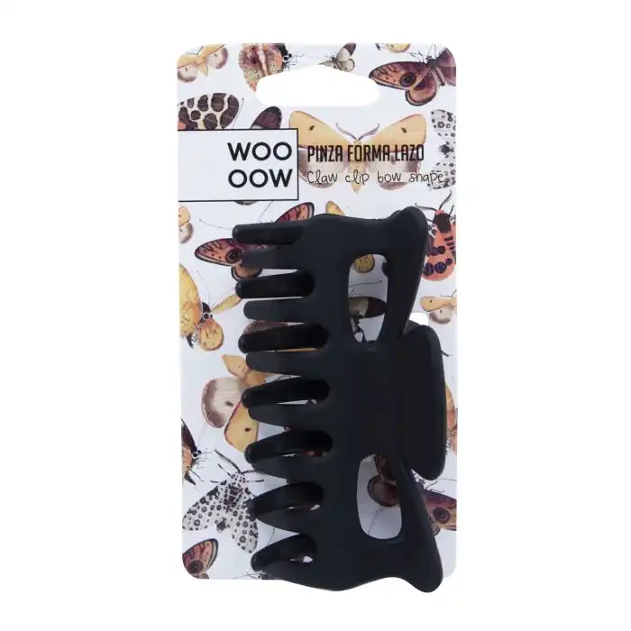 Pinza Negra Forma de Lazo - Woo oow - Comparador de precios
