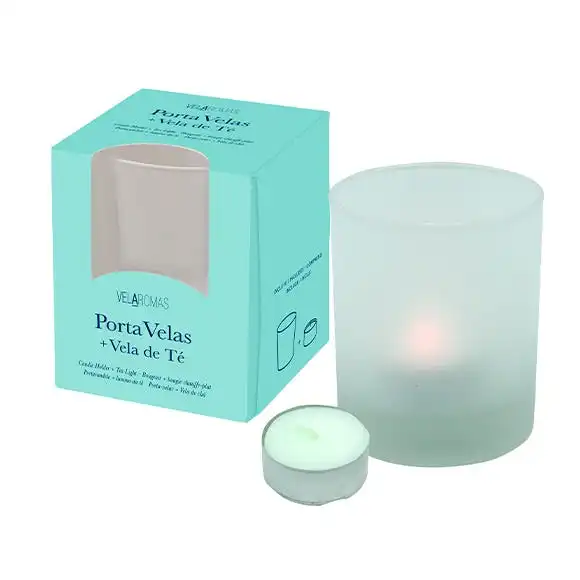 Porta Vela + 1 Vela Tealight - VELAROMAS - Comparador de precios