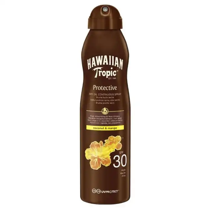 Protective Bruma Aceite Seco Coco - Mango SPF 30 177 ml - Hawaiian Tropic - Comparador de precios