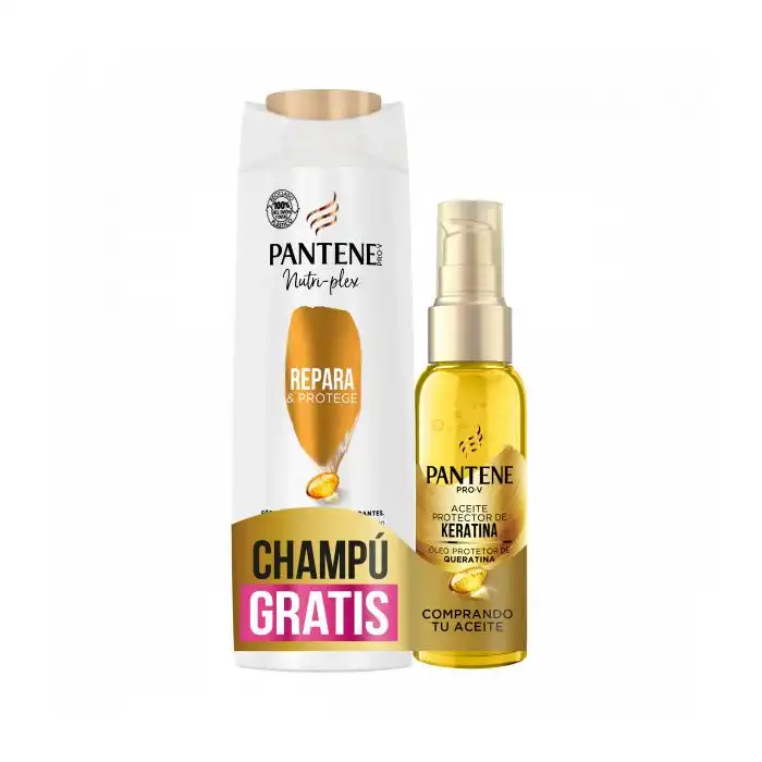 Repara - Protege Tratamiento Aceite + Champú - Pantene - Comparador de precios