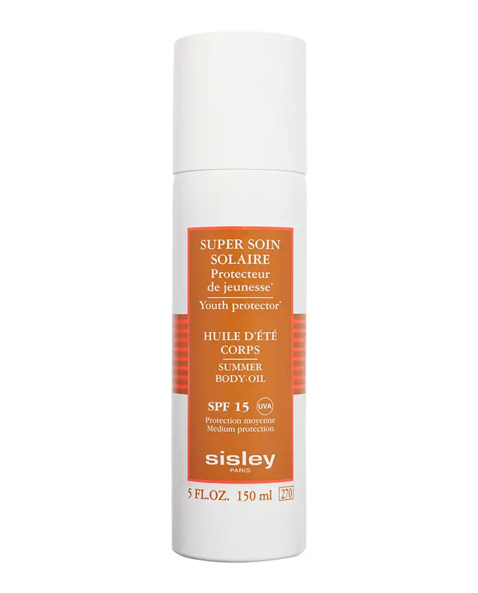 Sisley - Aceite Solar Corporal Super Soin Solaire Huile D'Été Corps SPF15, 150 Ml - Sisley - Comparador de precios