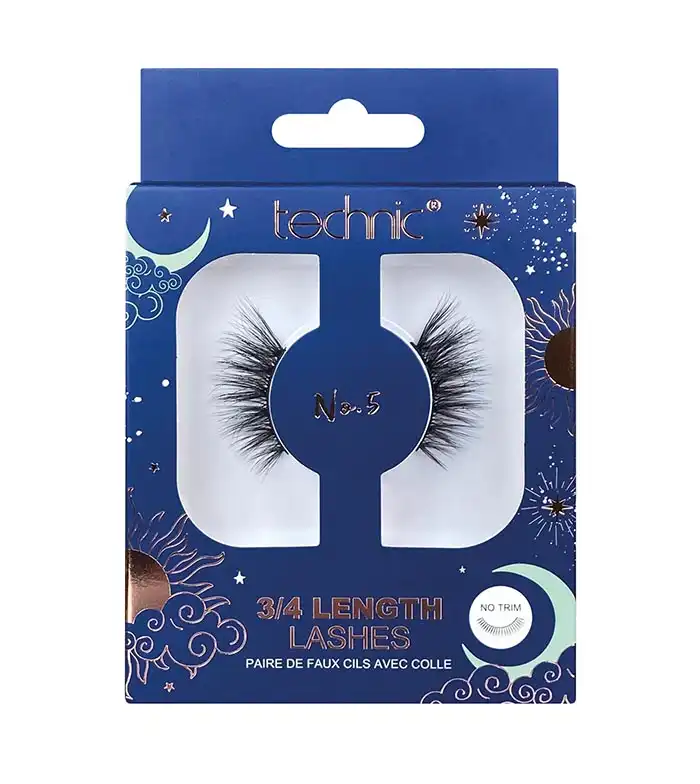 Technic Cosmetics - Pestañas postizas 3/4 Length Lashes - Nº5 - Technic Cosmetics - Comparador de precios