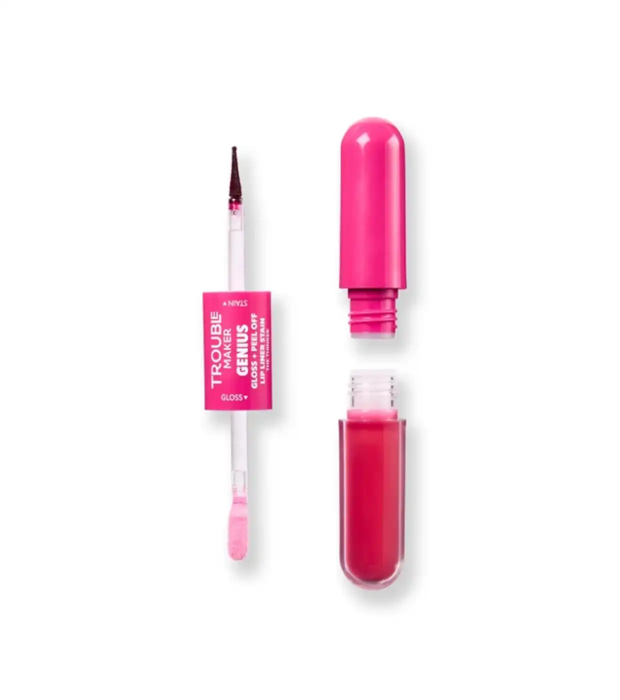 Trouble Maker - Duo Tinte labial peel-off + Brillo labial Genius - The Thinker Deep Plum - Trouble Maker - Comparador de precios