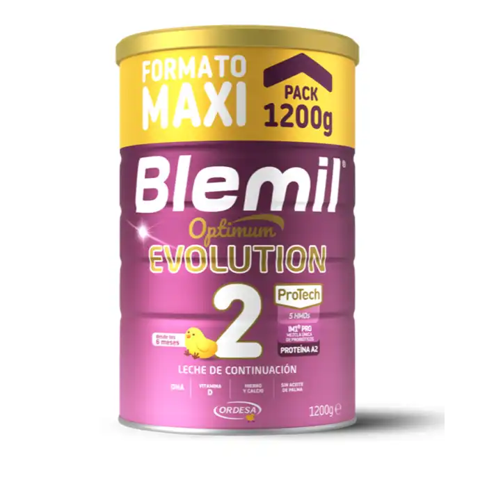 2 Optimum Evolution Leche de continuación 1200 gr - Ordesa - Comparador de precios