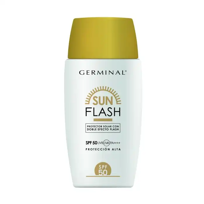 Sun Flash Protector Solar SPF50 con Doble Efecto Flash 50 ml - Germinal - Comparador de precios