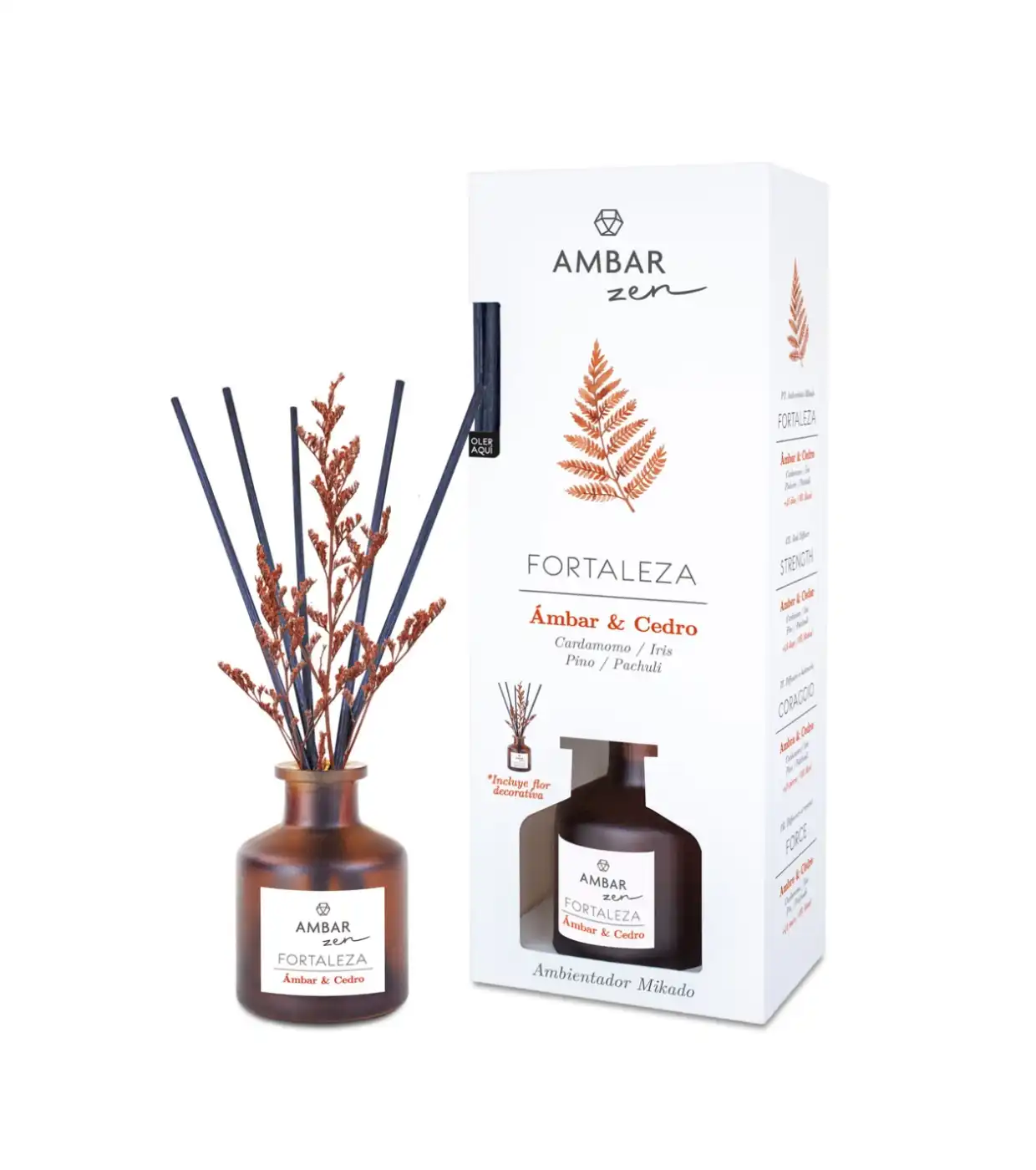 AMBAR Perfums - *Zen* - Ambientador mikado - Fortaleza: Ámbar y Cedro - Ambar Perfums - Comparador de precios