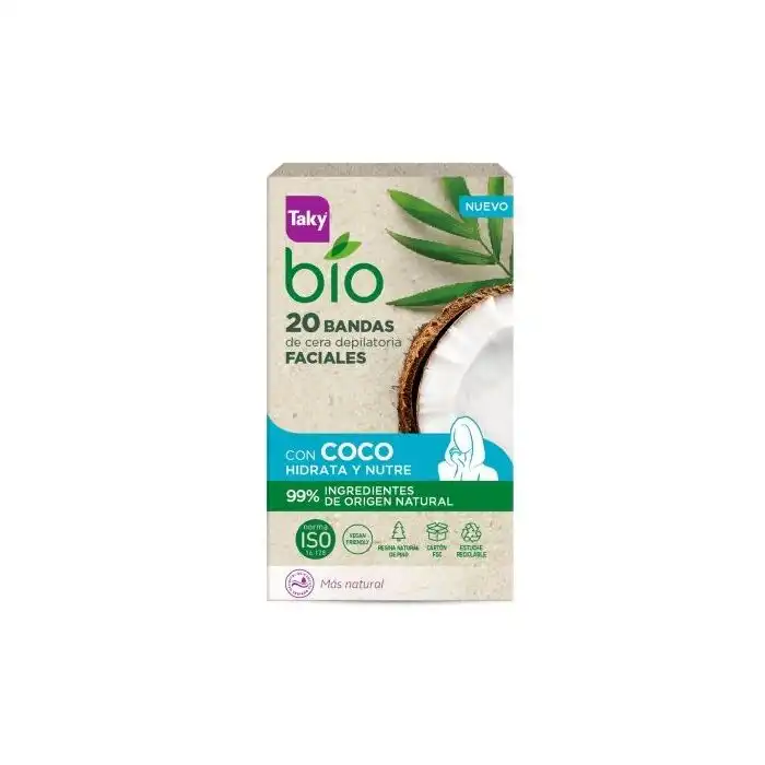 Bandas Depilatorias Faciales Bio Coco - Taky - Comparador de precios