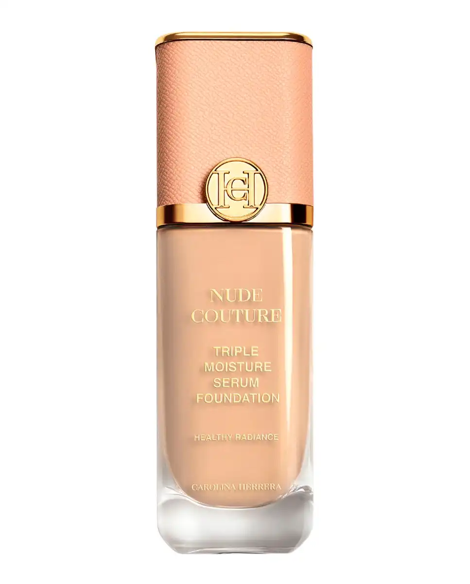 Base De Maquillaje Nude Couture Triple Moisture Serum Foundation Carolina Herrera L220 30 ml - Carolina Herrera - Comparador de precios