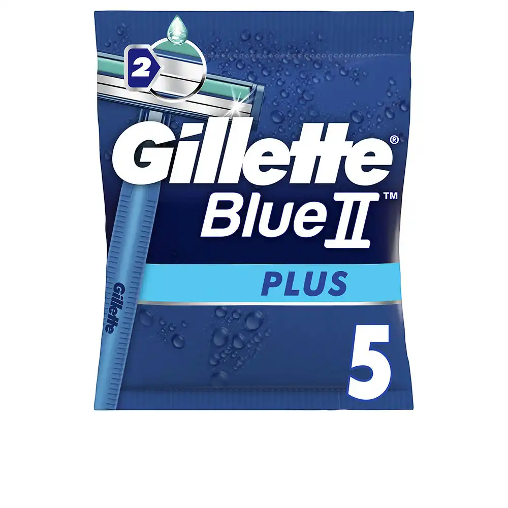Blue II Plus cuchilla afeitar desechables 5 u - Gillette - Comparador de precios