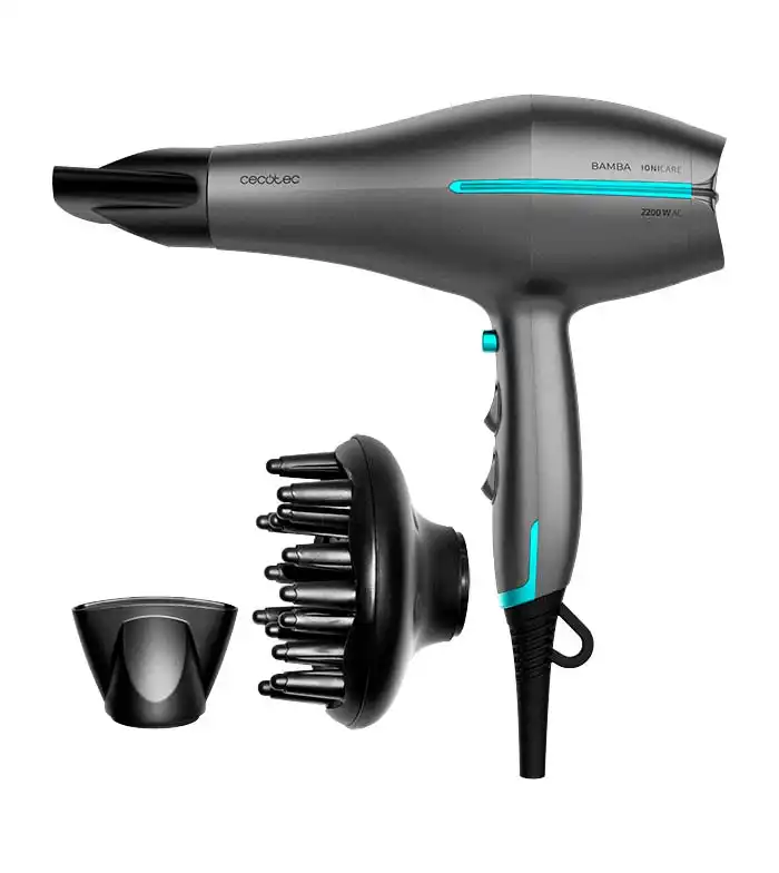 Cecotec - Secador Bamba IoniCare 5300 Maxi Aura Black - Cecotec - Comparador de precios