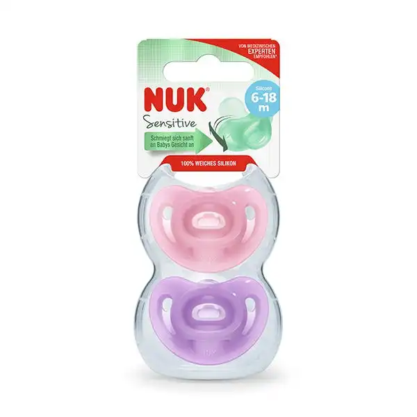 Chupete Sensitive Silicona 1Ud - NUK - Comparador de precios