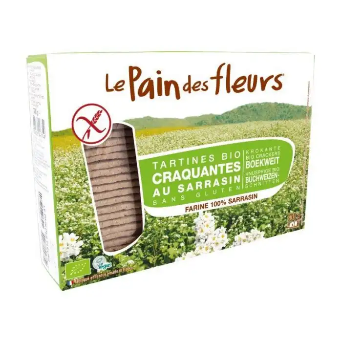 Crackers Crujientes Sarraceno Le Pain des Fleurs 300 gr - Biocop - Comparador de precios