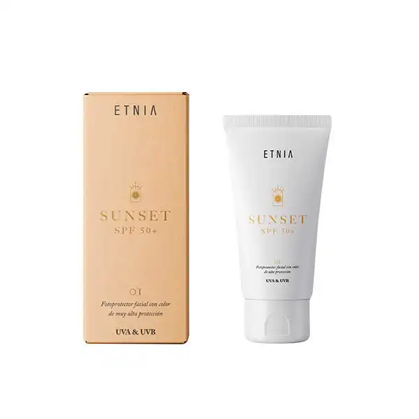 CREMA PROTECCION SOLAR COLOR 1 SPF 50 - ETNIA COSMETICS - Comparador de precios
