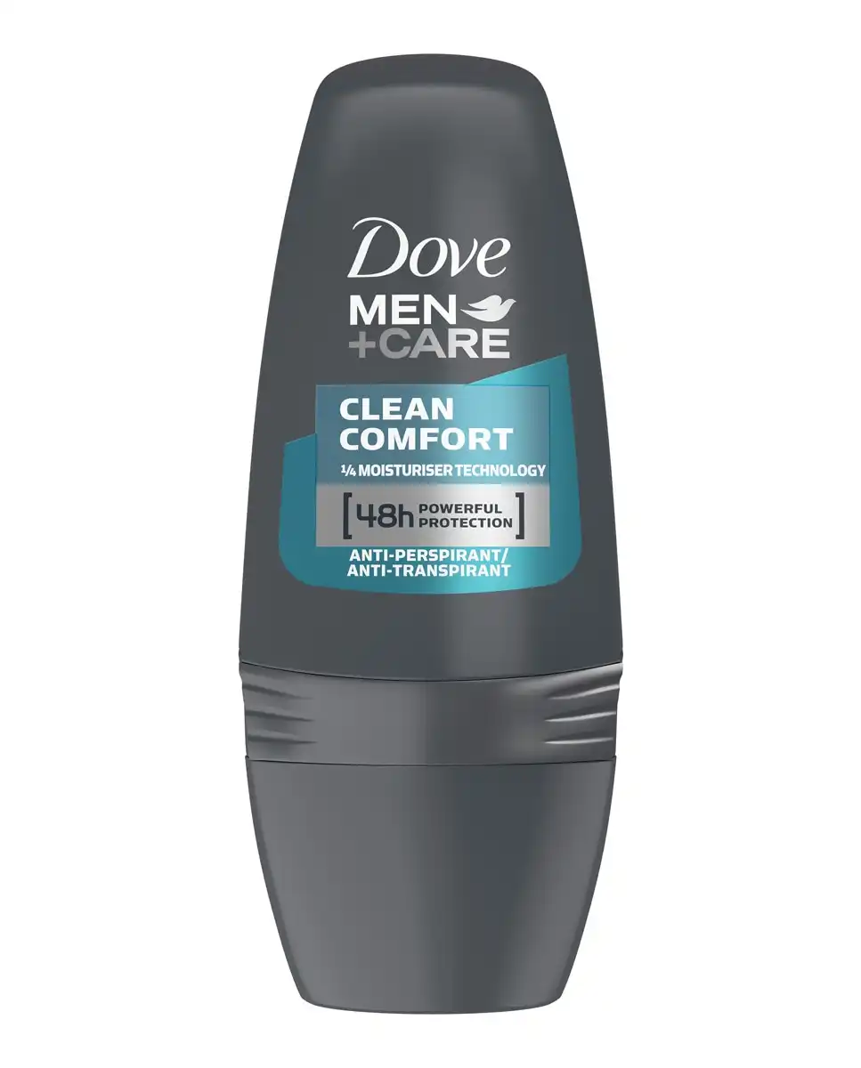 DOVE - Desodorante Roll-on Antitranspirante Clean Comfort Men+Care - DOVE - Comparador de precios