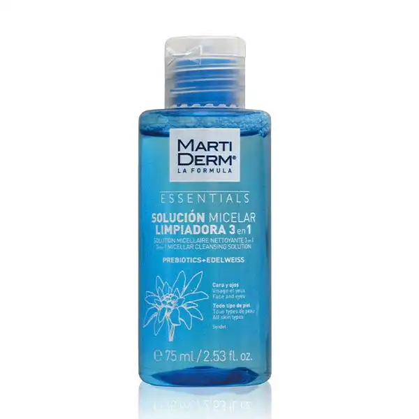 Essentials Solución Micelar Limpiadora 3En2 75Ml - MartiDerm - Comparador de precios