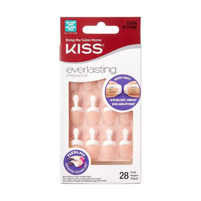 Evarlasting Endless Short Squoval Uñas Postizas - Kiss - Comparador de precios