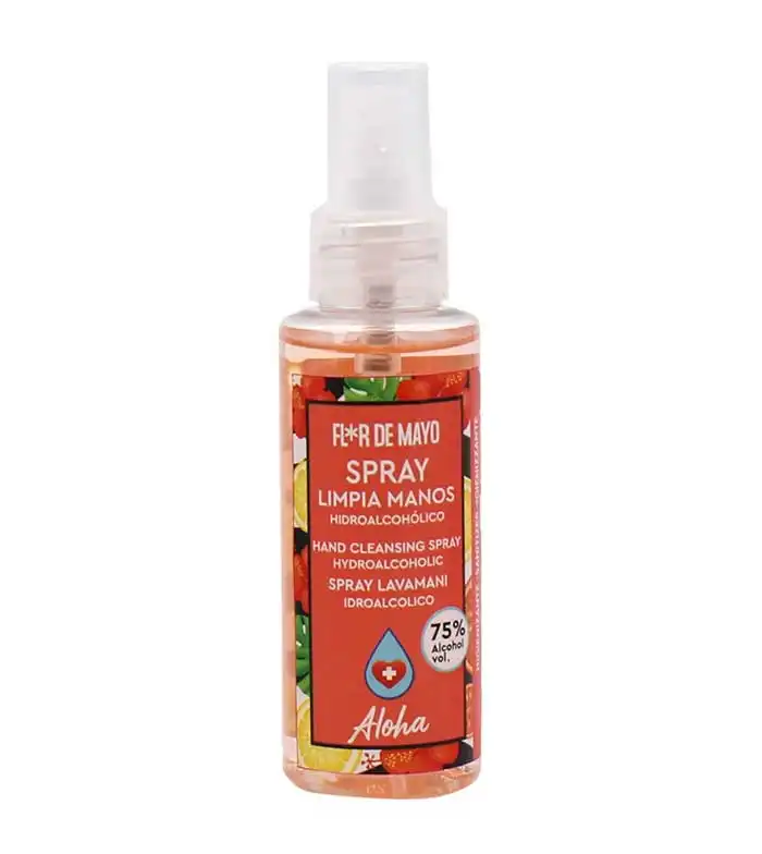 Flor de Mayo - Spray limpia manos hidroalcohólico - Aloha Flower - Flor de Mayo - Comparador de precios